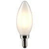 Satco 5.5 Watt B11 LED Lamp, Frost, Candelabra Base, 90 CRI, 2700K, 120 Volts S21278